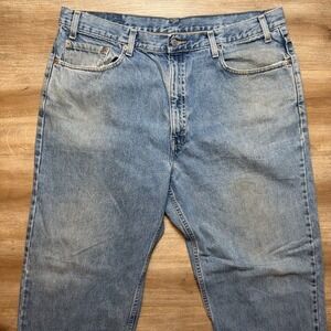 Vintage Levis Jeans Men 38x34 Blue 550 Relaxed Fit Denim Dirty Wash (Tag 40x34)